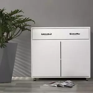 Kitchen Storage Cabinet Buffet Server Table Sideboards w/Drawer for Dining Room - Picture 1 of 9