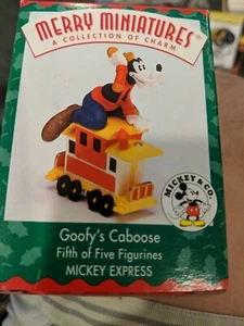 Hallmark 1998 Merry Miniatures Goofy's Caboose - Picture 1 of 2