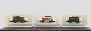 Marklin Mini-Club Trio - Z Gauge 8203, 8612 , & 8629 (tank) Cars - Picture 1 of 9