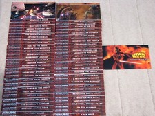 2005 Topps Star Wars Revenge of the Sith Widevision (Pick Choose Complete)