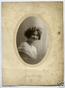 Photo ancienne portrait Jeune femme par Georges Huss à Saint-Dié - deb. XXe s. - Picture 1 of 1