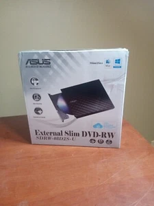 ASUS SDRW-08D2S-U External Slim 8X DVD-RW Optical Drive NEW in Open Box - Picture 1 of 3