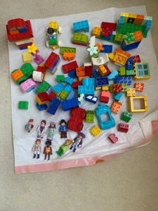 Lego Duplo Bulk Lot Figures, Cars, Bricks, Specialty Pieces , Parts - Clean #1 - Picture 1 of 4