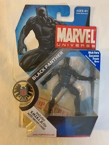 Marvel Universe Black Panther Action Figure #005 Series 1 *Very RARE* - Picture 1 of 5