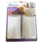 Dreambaby Dual Fit Plug & Electrical Child Safety Secure Outlet Covers - 2 Pack