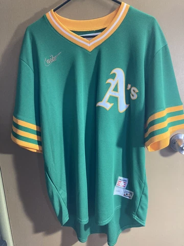 Reggie Jackson Oakland Athletics Nike Cooperstown Collection Jersey - XL Cover