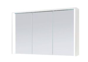 Spiegel-Schrank Five Badezimmer-Möbel Weiß LED 107cm UVP 229,-NEU 162-17