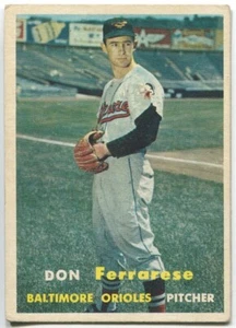 1957 Topps #146 Don Ferrarese Baltimore Orioles - Picture 1 of 2