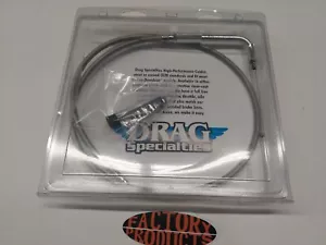 DRAG SPECIALTIES Stainless Steel Idle Cable 0651-0104 - Picture 1 of 3