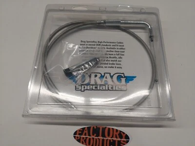 DRAG SPECIALTIES Stainless Steel Idle Cable 0651-0104 - Image 1 of 3