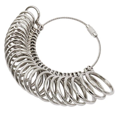 GENERISE Misuratore anello UK dimensioni misuratore misura tutte le taglie britanniche fascia anello matrimonio