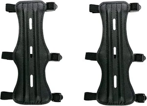 2/5 Pack Archery Arm Guards Leather Forearm Protector Adjustable Bow black - Picture 1 of 5