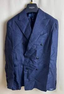 Blazer uomo Barba Napoli, blu, taglia 46 UK XXL - Foto 1 di 4