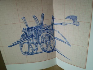 Daniel NADAUD/Tétralogie laborieuse/Expo 1999, 1/30 ex avec dessin orginal signé - Imagen 1 de 5