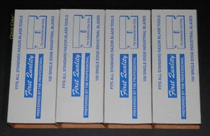 🆕 🇲🇽 400 Stück Erste Qualität Einschneidige Industrie Schaber Rasierklingen ⭐⭐⭐⭐⭐ - Bild 1 von 5