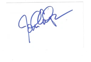 Autogramm signed JOHN CALIPARI Basketball HOF 3x5 Karteikarte - mit COA - Bild 1 von 1