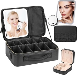 Mirror Makeup Bag Organiser: 26 * 37 cm Extra Large Makeup Organiser - Picture 1 of 7