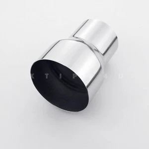 Adaptador reductor de conector de punta de tubo de escape de 3" OD a 4" OD de acero inoxidable - Imagen 1 de 3