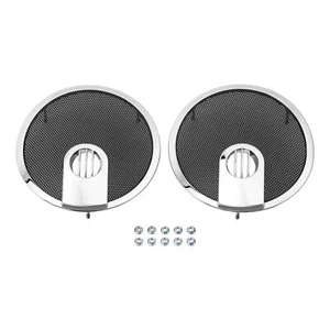 6.5" Saddlebag Speaker Grills Fit For Indian Chieftain 14-18 Roadmaster 15-2025 - Picture 1 of 11