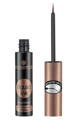 Essence Liquid Ink Eyeliner Waterproof 3ml Ash Brown 02 - Image 1 of 2