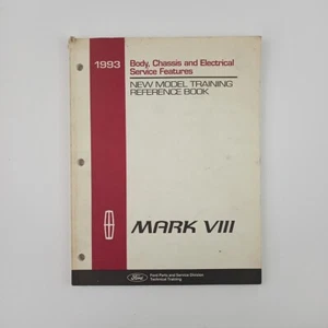 1993 LINCOLN MARK VII - BODY/CHASSIS/ELECTRICAL TRAINING (SHOP) MANUAL - Picture 1 of 9