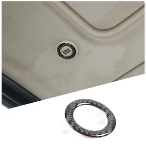 Cubierta de ajuste de altavoz de micrófono de techo de fibra de carbono para Hummer H3 2005-2009 - Imagen 1 de 9