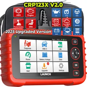 2025 LAUNCH X431 CRP123E(X) V2.0 Strumento Diagnostica Auto 4 Sistemi 7 Funzione - Picture 1 of 17