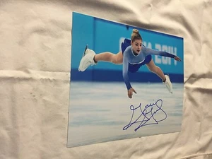 GRACIE GOLD US AMERICAN FIGURE SKATER SILVER MEDALIST SIGNED AUTOGRAPHED 8X10 9 - Picture 1 of 1
