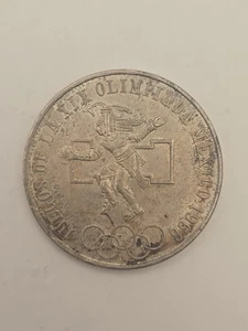 Silbermünze Mexiko 25 Pesos Olympische Spiele 1968 Mexikanisch - Bild 1 von 6