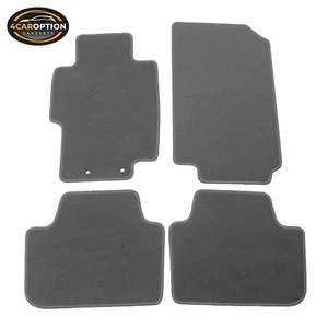Fits 04-08 Acura TSX Car Floor Mats Carpet Nylon Gray 4PCS - Picture 1 of 3