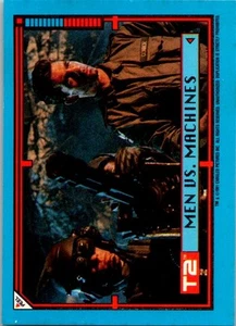 1991 Topps Terminator 2: Judgment Day #7 Men Vs. Machines - Picture 1 of 2