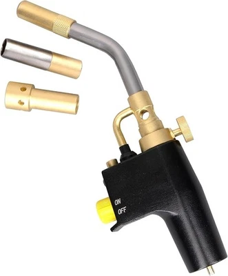 Gas Torch Mapp Gas Blow Torch Map Propane Gas Solderding Brazing Plumber Tool UK - Image 1 of 4