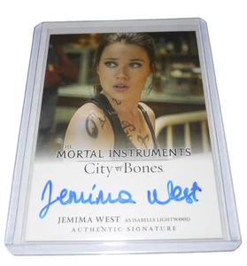 Mortal Instruments City of Bones Autograph Trading Card #AI-JWI Jemima West - Picture 1 of 2
