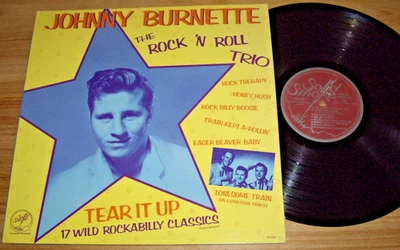 JOHNNY BURNETTE *USA MONO Press GateFold 12'' LP ' TEAR IT UP ' 1978 EXC+ - Image 1 of 3