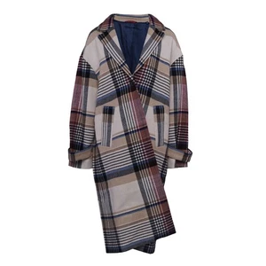 GANT Women's Coat Size 40 FR / L Checked Wool Blend 4751024 RRP: 479.99 EUR - Picture 1 of 10