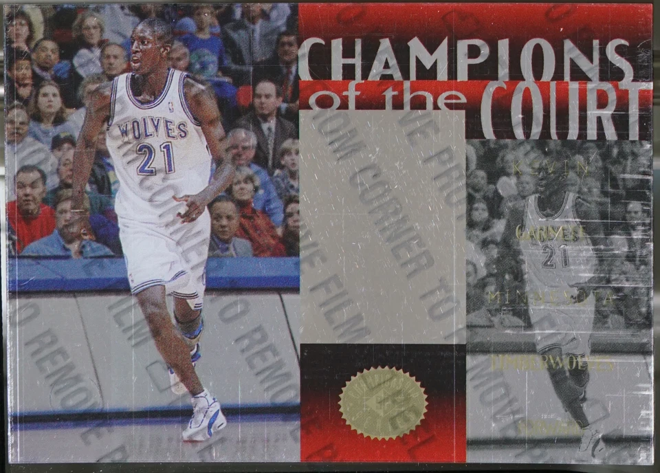 1995-96 SP Championship - Champions of the Court Basketball Kevin Garnett #C1 VG - Image 1 of 1