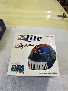 NASCAR #2 Rusty Wallace 1/3 Scale Helmet Elvis Presley 1998 First Time Out Box - Bild 1 von 11