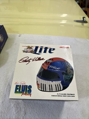 Casco NASCAR #2 Rusty Wallace escala 1/3 Elvis Presley 1998 primera vez fuera de la caja Foto 1 de 4