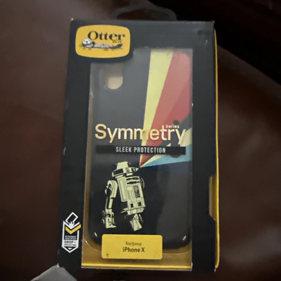 Funda delgada para teléfono Otterbox Symmetry Series STAR WARS R2-D2 Leia Apple iPhone X Foto 1 de 1