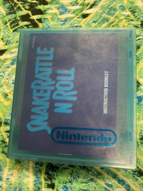 Snake Rattle 'n' Roll for Nintendo NES - Cartridge And Instruction Booklet