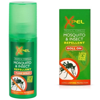 Xpel Mosquito Insect Repellent Pump Spray & Roll On P1 - Image 1 of 4