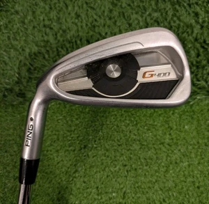 LH Ping G400 6 Eisen Black Dot Stahl AWT 2.0 Stiff Flex 37,75" sauber - Bild 1 von 10