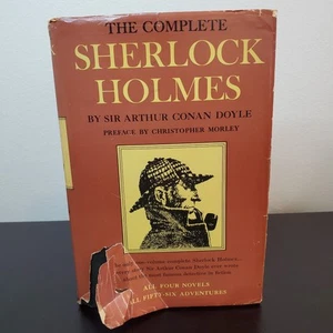 The Complete Sherlock Holmes Sir Arthur Conan Doyle All 4 Novels & 56 Adventures - Foto 1 di 13
