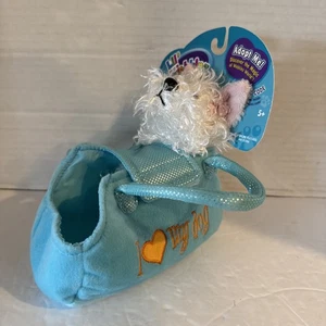 Webkinz Lil Kins White Dog With Carry Bag Ganz Plush - Picture 1 of 5