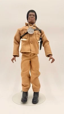 De colección Negro GI JOE Adventure Team BLACK AVENTURER #7404 con Accesorios (1970) Foto 1 de 4