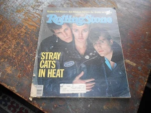 Vintage 1983 MARCH 3 ROLLING STONE MAGAZINE - STRAY CATS IN HEAT FRONT COVER - Picture 1 of 1