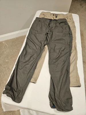 Two Kuhl Resistor Air Pants 33Wx30L - Carbon & Khaki, Used, Good Condition. - Image 1 of 4