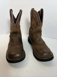 JUSTIN DAMEN 9 B GEMMA WESTERNSTIEFEL RUNDE ZEHE - Bild 1 von 22