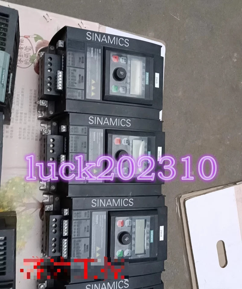1PC USED Siemens v10 frequency converter 6SL3217-0CE24-0UA1 4KW 380V #YY - Image 1 of 1