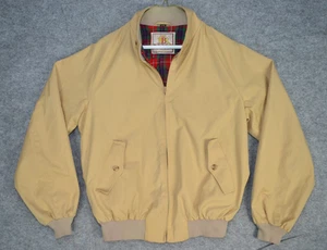 Baracuta by Van Heusen VTG 80’s G-9 Harrington Jacket Beige Red Tartan SZ 40R - Picture 1 of 19